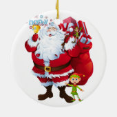 Weihnachtskalender Keramik Ornament (Hinten)