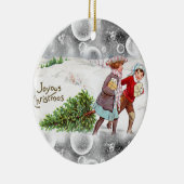 Weihnachtskalender Keramik Ornament (Rechts)