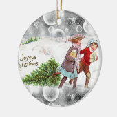 Weihnachtskalender Keramik Ornament (Links)