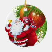 Weihnachtskalender Keramik Ornament (Hinten)