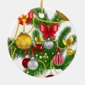Weihnachtskalender Keramik Ornament (Hinten)