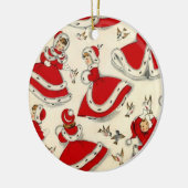 Weihnachtskalender Keramik Ornament (Links)