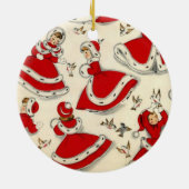 Weihnachtskalender Keramik Ornament (Hinten)