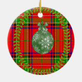 Weihnachtskalender Keramik Ornament (Hinten)