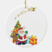 Weihnachtskalender Keramik Ornament (Hinten)