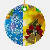 Weihnachtskalender Keramik Ornament (Hinten)