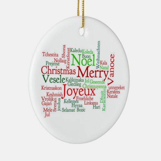 Weihnachtskalender Keramik Ornament (Rechts)