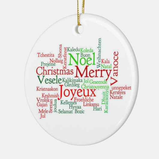 Weihnachtskalender Keramik Ornament (Links)