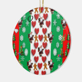 Weihnachtskalender Keramik Ornament (Links)