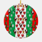 Weihnachtskalender Keramik Ornament (Hinten)
