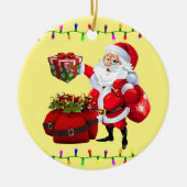 Weihnachtskalender Keramik Ornament (Vorne)