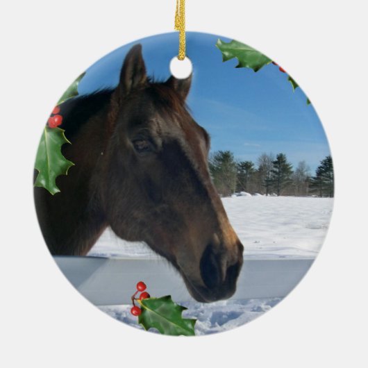 Weihnachtskalender Keramik Ornament (Hinten)