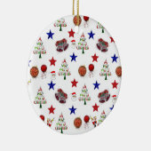 Weihnachtskalender Keramik Ornament (Rechts)