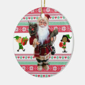 Weihnachtskalender Keramik Ornament (Links)