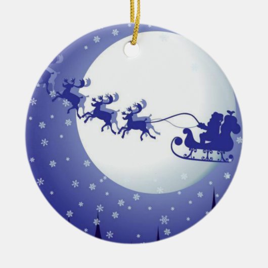 Weihnachtskalender Keramik Ornament (Vorne)