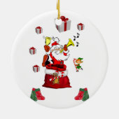 Weihnachtskalender Keramik Ornament (Hinten)