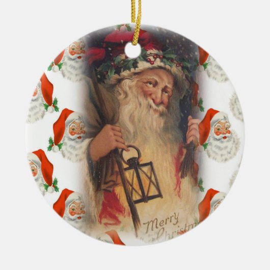 Weihnachtskalender Keramik Ornament (Vorne)