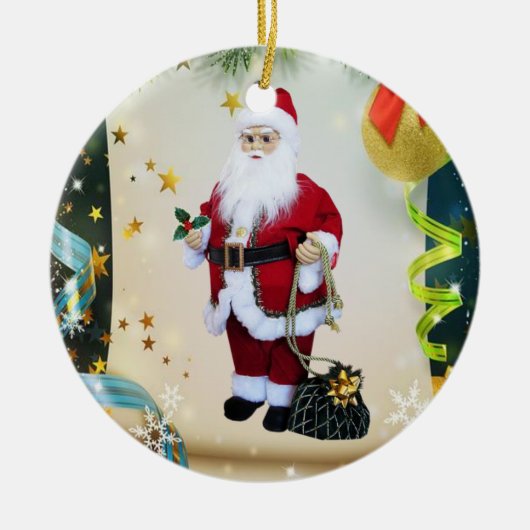 Weihnachtskalender Keramik Ornament (Vorne)