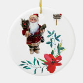 Weihnachtskalender Keramik Ornament (Hinten)