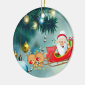 Weihnachtskalender Keramik Ornament (Links)