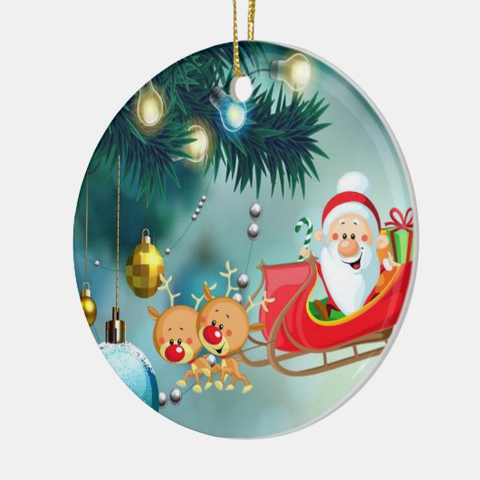 Weihnachtskalender Keramik Ornament (Links)