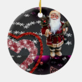 Weihnachtskalender Keramik Ornament (Hinten)