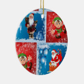 Weihnachtskalender Keramik Ornament (Rechts)