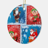 Weihnachtskalender Keramik Ornament (Links)