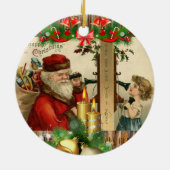 Weihnachtskalender Keramik Ornament (Hinten)