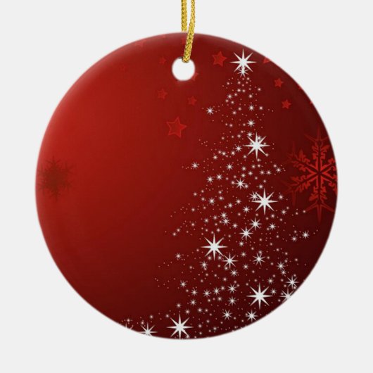 Weihnachtskalender Keramik Ornament (Vorne)