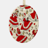 Weihnachtskalender Keramik Ornament (Rechts)