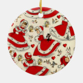 Weihnachtskalender Keramik Ornament (Hinten)