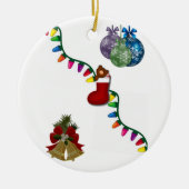 Weihnachtskalender Keramik Ornament (Vorne)