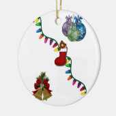 Weihnachtskalender Keramik Ornament (Links)