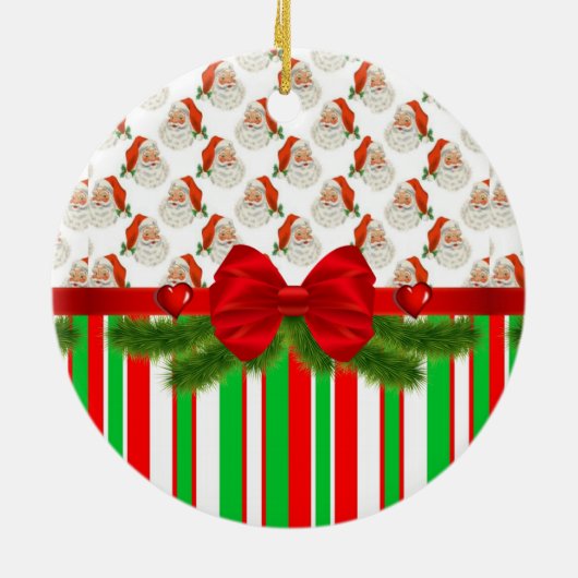 Weihnachtskalender Keramik Ornament (Hinten)