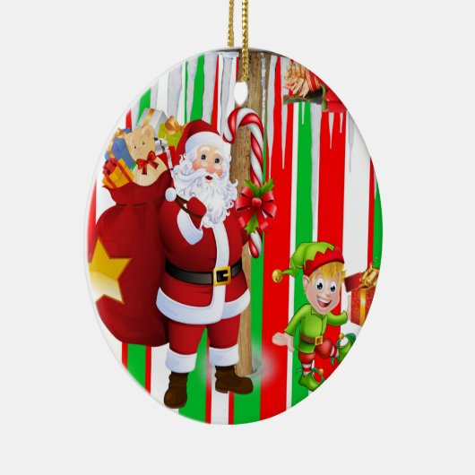 Weihnachtskalender Keramik Ornament (Rechts)