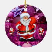 Weihnachtskalender Keramik Ornament (Hinten)