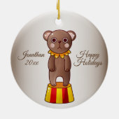 Weihnachtskalender Keramik Ornament (Hinten)