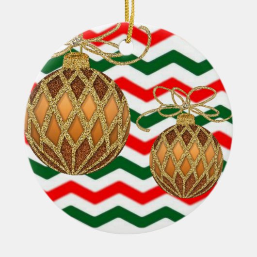 Weihnachtskalender Keramik Ornament (Vorne)