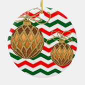 Weihnachtskalender Keramik Ornament (Hinten)