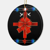 Weihnachtskalender Keramikornament (Links)
