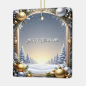 Weihnachtskalender Keramikornament (Links)