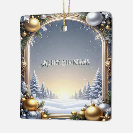 Weihnachtskalender Keramikornament (Links)