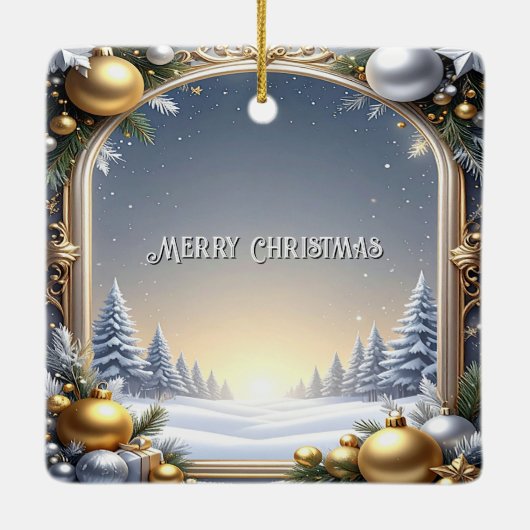 Weihnachtskalender Keramikornament (Rückseite)