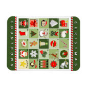Weihnachtskalender Magnet (Horizontal)