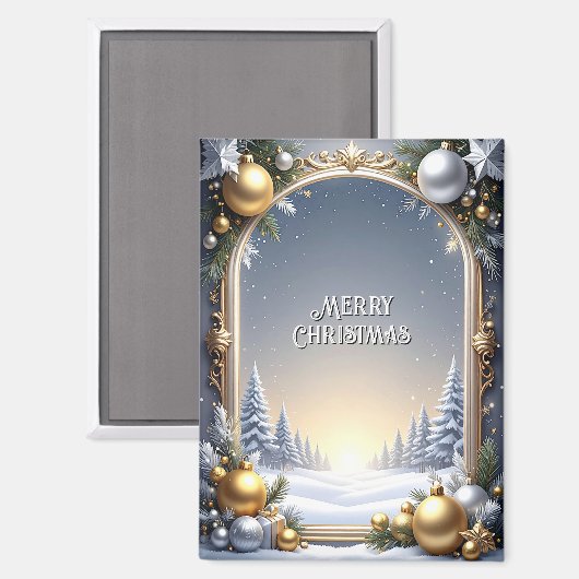 Weihnachtskalender Magnet (Vorderseite/Rückseite)