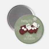 Weihnachtskalender Magnet (Vorderseite/Rückseite)