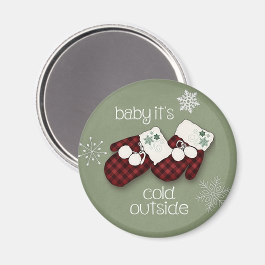 Weihnachtskalender Magnet (Vorderseite/Rückseite)