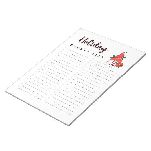 Weihnachtskalender Notizblock (angewinkelt)