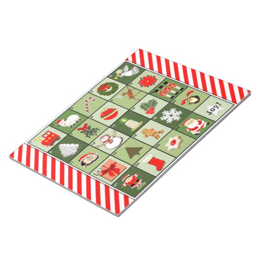 Weihnachtskalender Notizblock (angewinkelt)